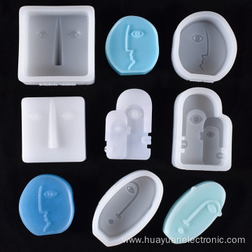 custom made candle silicone mold making supplies